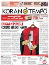 Cover Koran Tempo - Edisi 2017-11-06