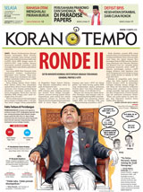 Cover Koran Tempo - Edisi 2017-11-07