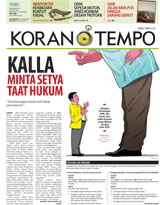 Cover Koran Tempo - Edisi 2017-11-08