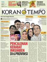 Cover Koran Tempo - Edisi 2018-01-10