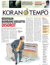 Cover Koran Tempo - Edisi 2018-01-22