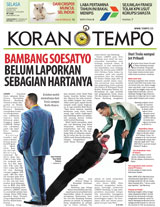 Cover Koran Tempo - Edisi 2018-01-23