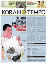 Cover Koran Tempo - Edisi 2018-01-29
