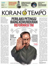 Cover Koran Tempo - Edisi 2018-02-08