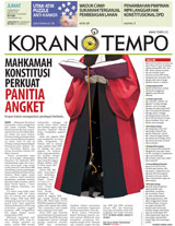 Cover Koran Tempo - Edisi 2018-02-09