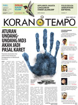 Cover Koran Tempo - Edisi 2018-02-14