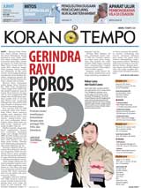 Cover Koran Tempo - Edisi 2018-03-09