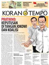 Cover Koran Tempo - Edisi 2018-03-13