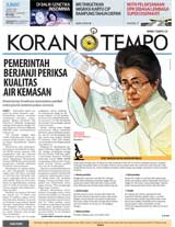 Cover Koran Tempo - Edisi 2018-03-16
