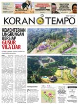 Cover Koran Tempo - Edisi 2018-03-20