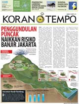 Cover Koran Tempo - Edisi 2018-03-22