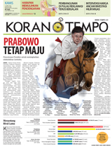 Cover Koran Tempo - Edisi 2018-04-12