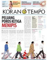 Cover Koran Tempo - Edisi 2018-04-13