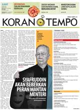 Cover Koran Tempo - Edisi 2018-04-20
