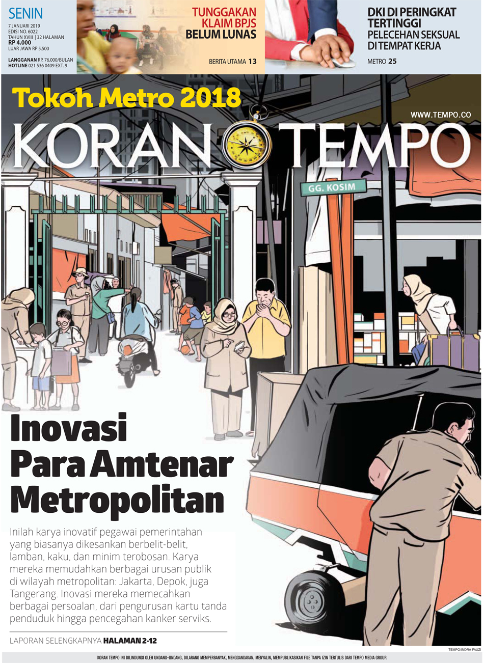 Cover Koran Tempo - Edisi 2019-01-07