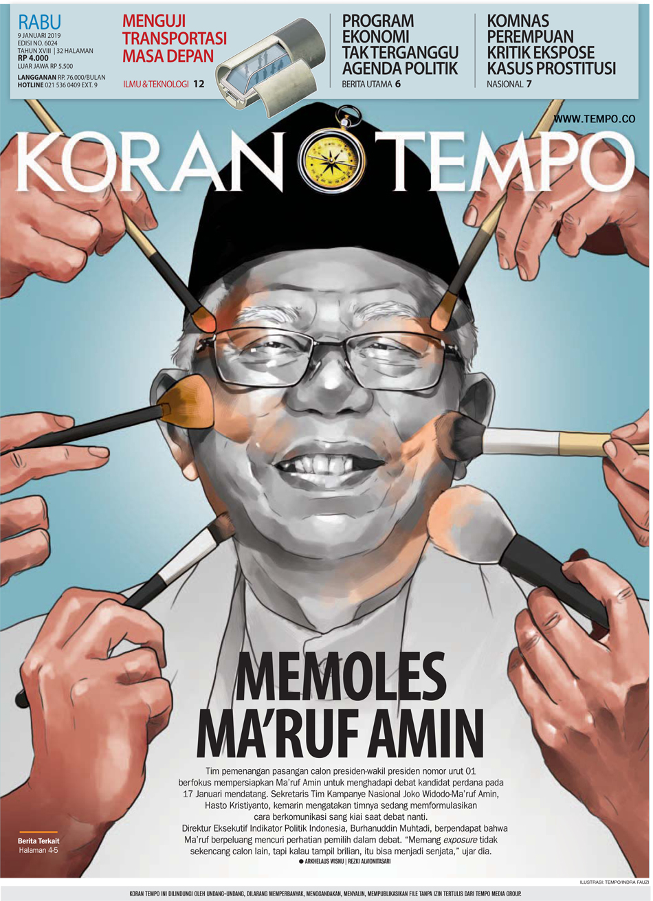 Cover Koran Tempo - Edisi 2019-01-09