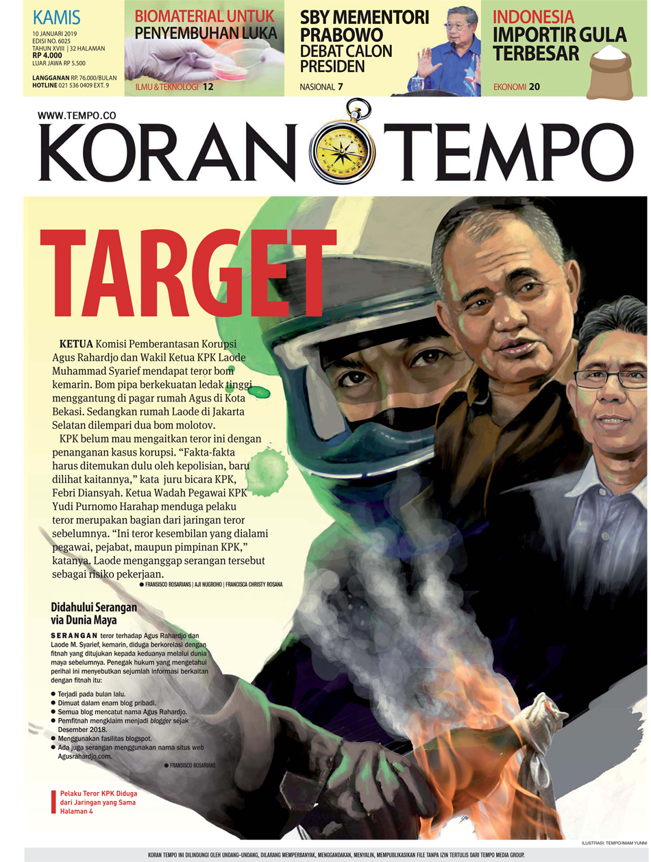 Cover Koran Tempo - Edisi 2019-01-10