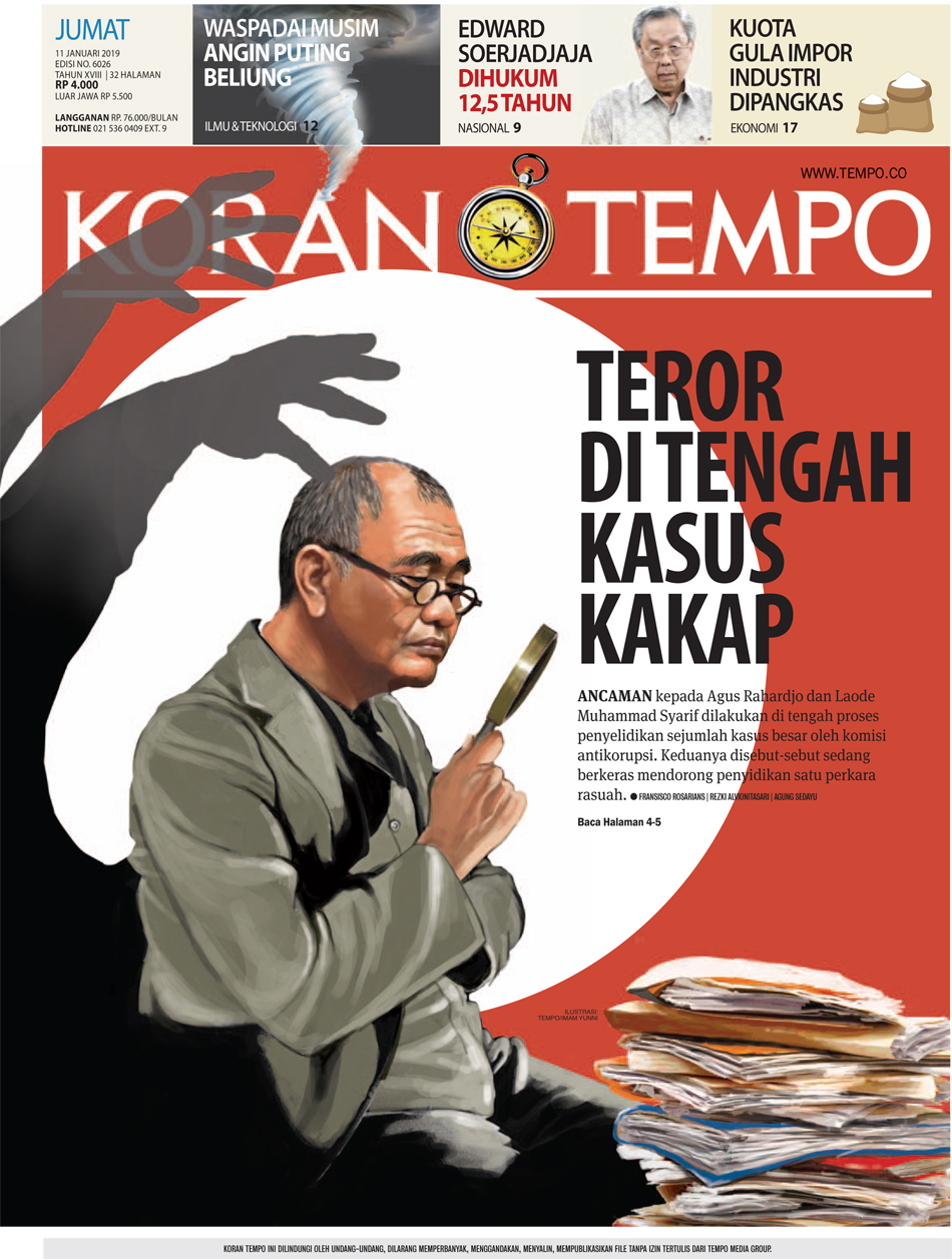 Cover Koran Tempo - Edisi 2019-01-11