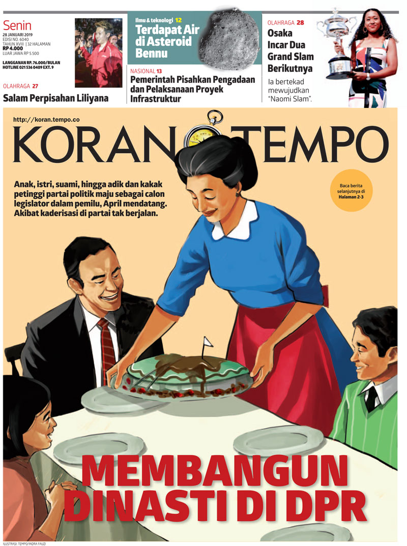 Cover Koran Tempo - Edisi 2019-01-28