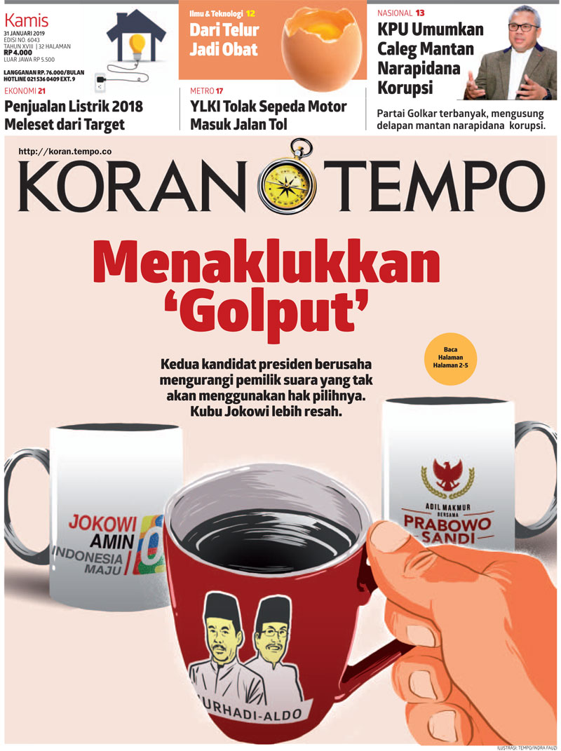 Cover Koran Tempo - Edisi 2019-01-31