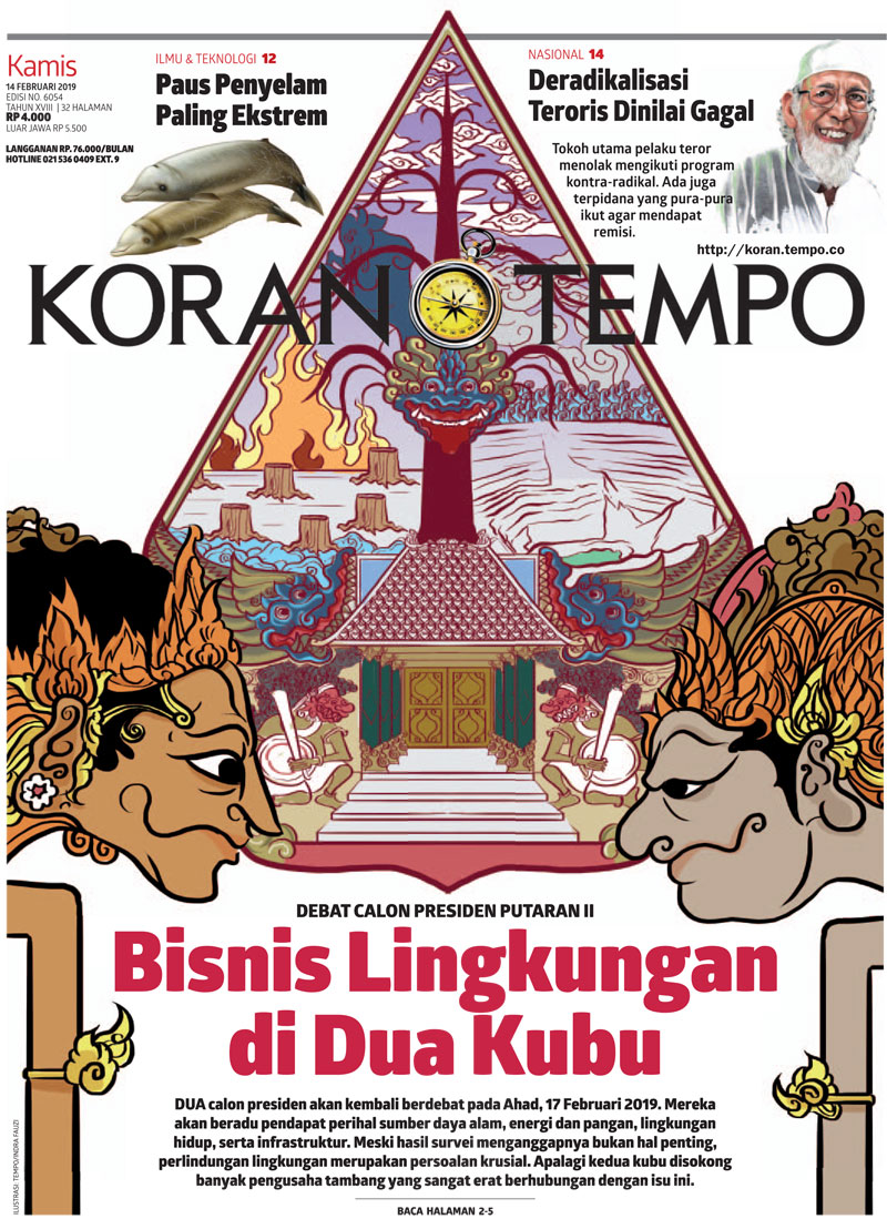 Cover Koran Tempo - Edisi 2019-02-14