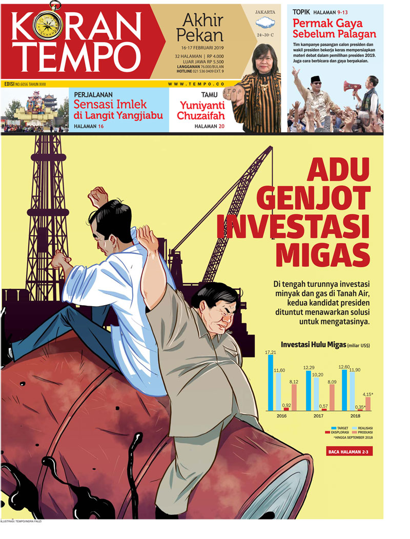 Cover Koran Tempo - Edisi 2019-02-16