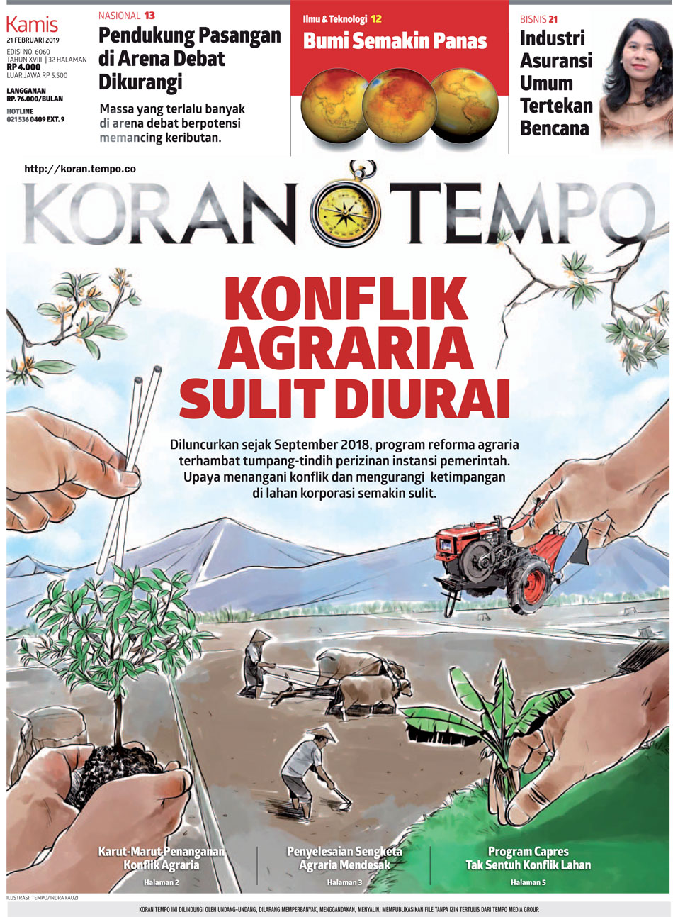 Cover Koran Tempo - Edisi 2019-02-21