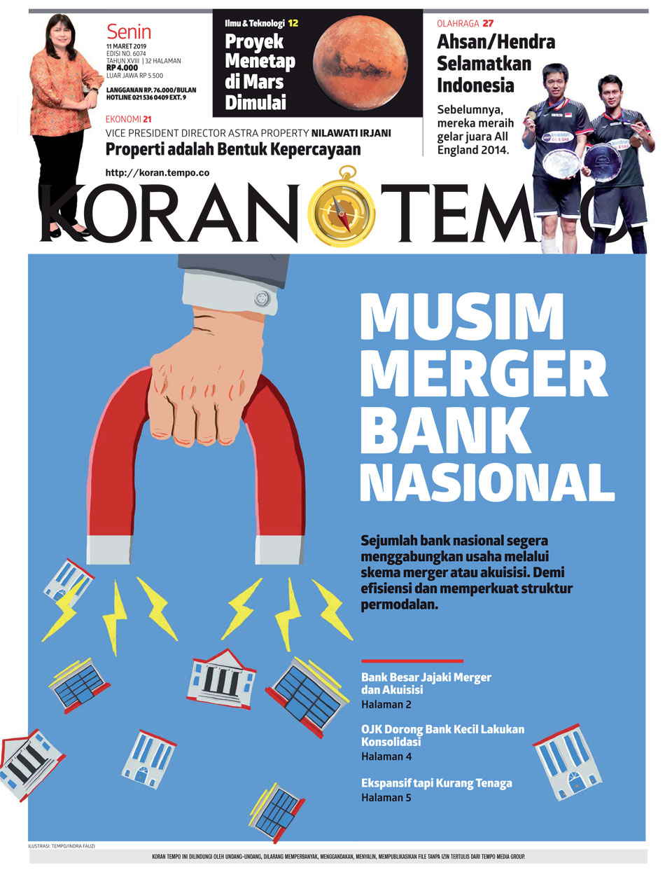 Cover Koran Tempo - Edisi 2019-03-11