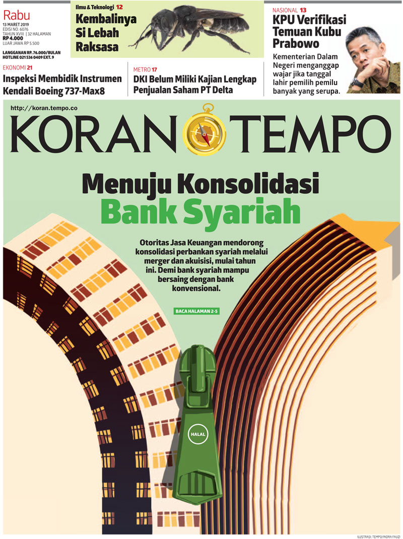 Cover Koran Tempo - Edisi 2019-03-13