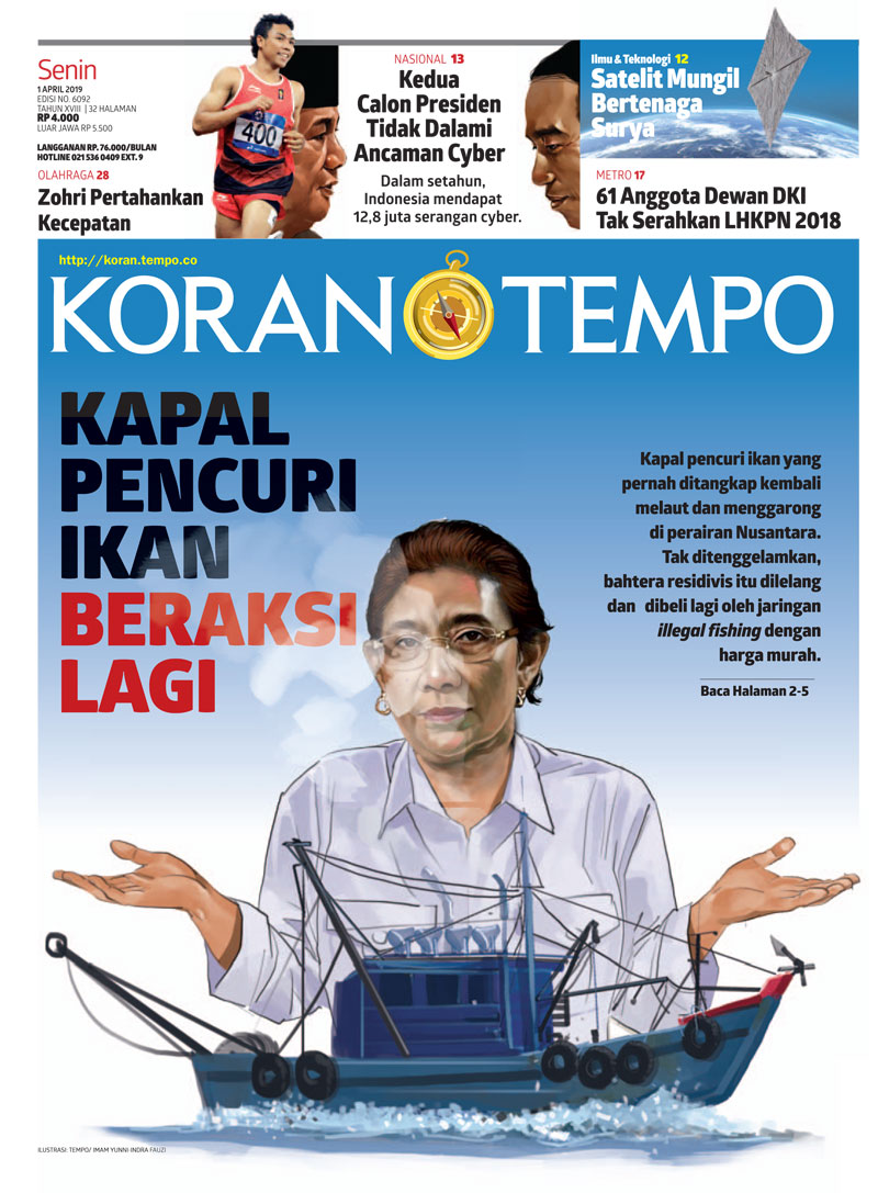Cover Koran Tempo - Edisi 2019-04-01