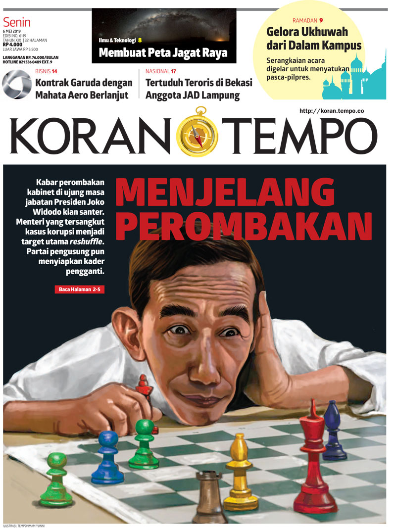 Cover Koran Tempo - Edisi 2019-05-06
