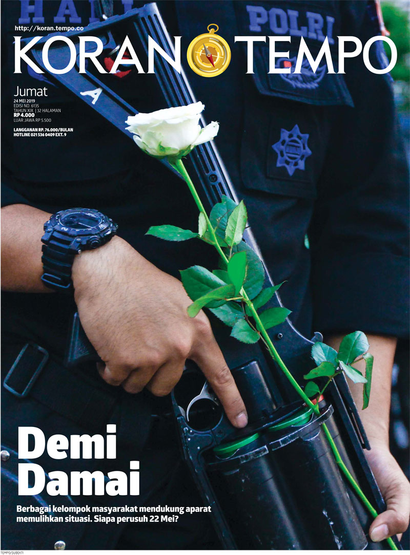 Cover Koran Tempo - Edisi 2019-05-24