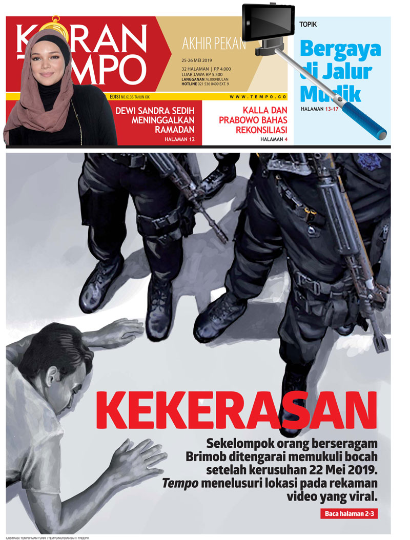 Cover Koran Tempo - Edisi 2019-05-25