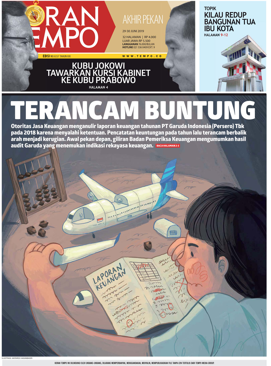 Cover Koran Tempo - Edisi 2019-06-29