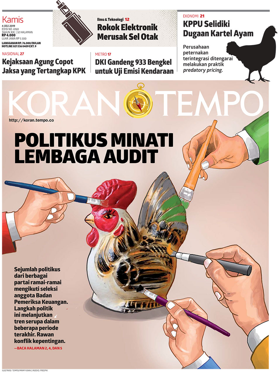 Cover Koran Tempo - Edisi 2019-07-04