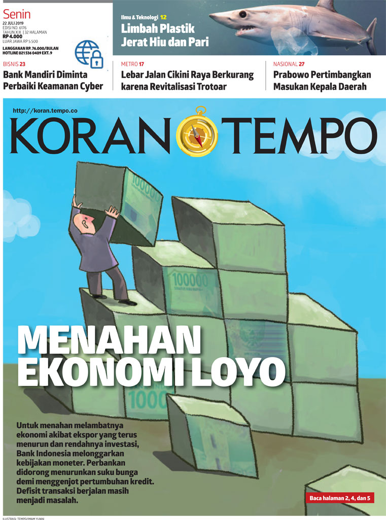 Cover Koran Tempo - Edisi 2019-07-22