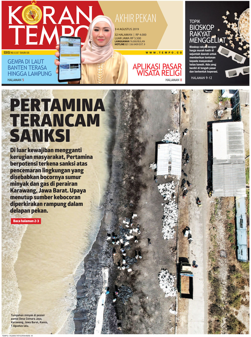 Cover Koran Tempo - Edisi 2019-08-03