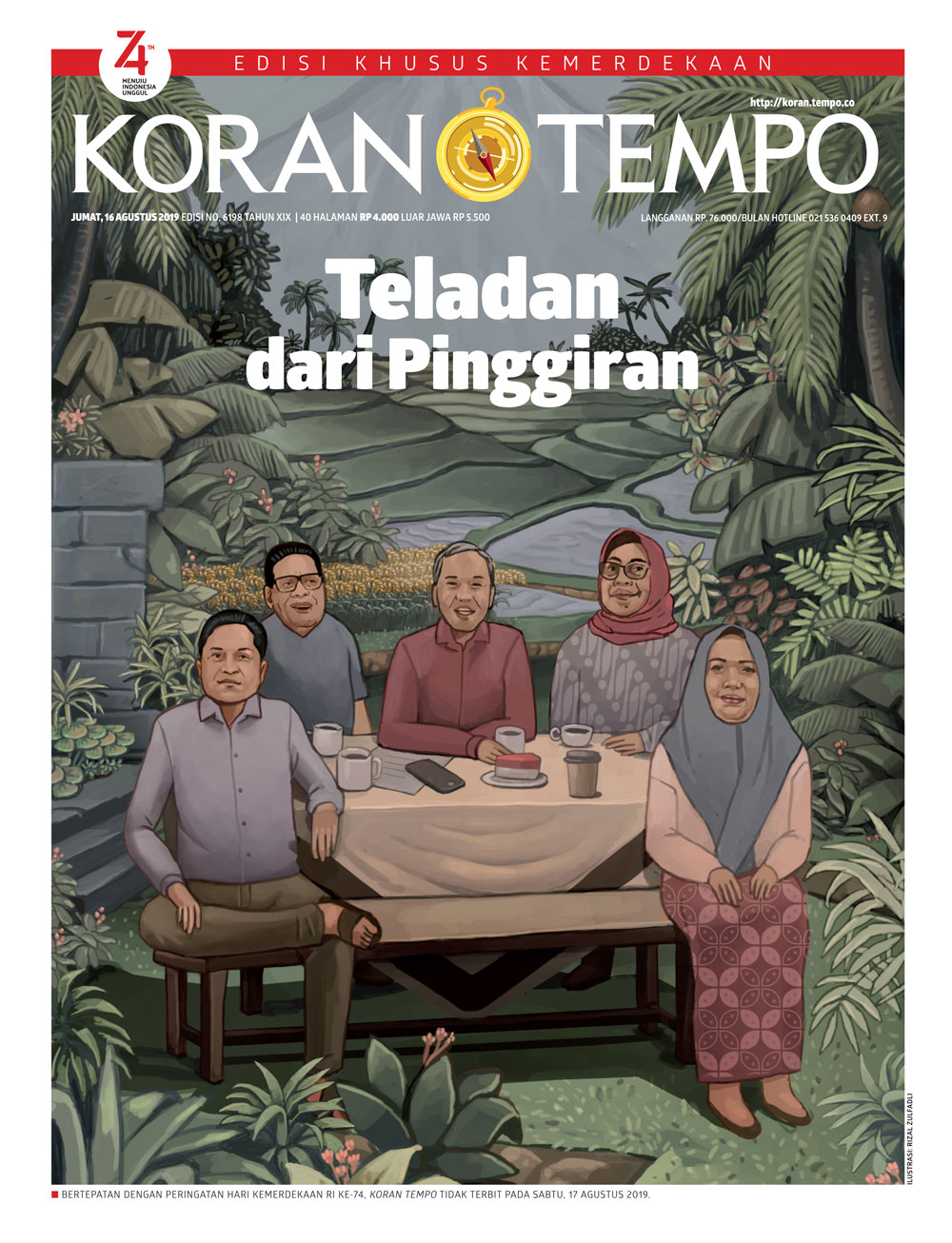 Cover Koran Tempo - Edisi 2019-08-16