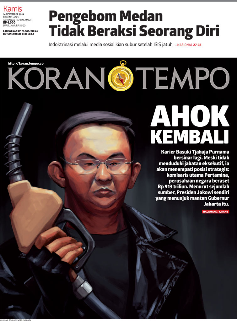 Cover Koran Tempo - Edisi 2019-11-14