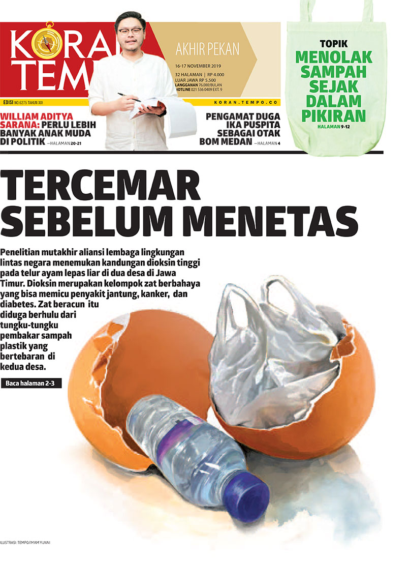 Cover Koran Tempo - Edisi 2019-11-16