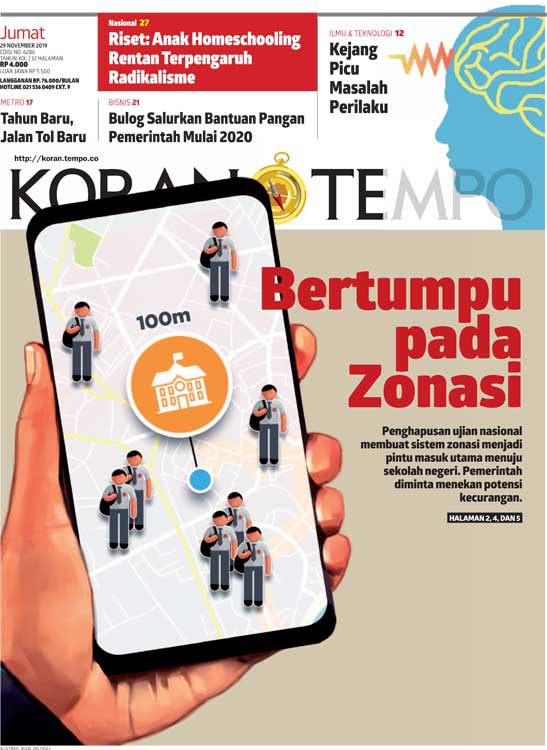 Cover Koran Tempo - Edisi 2019-11-29