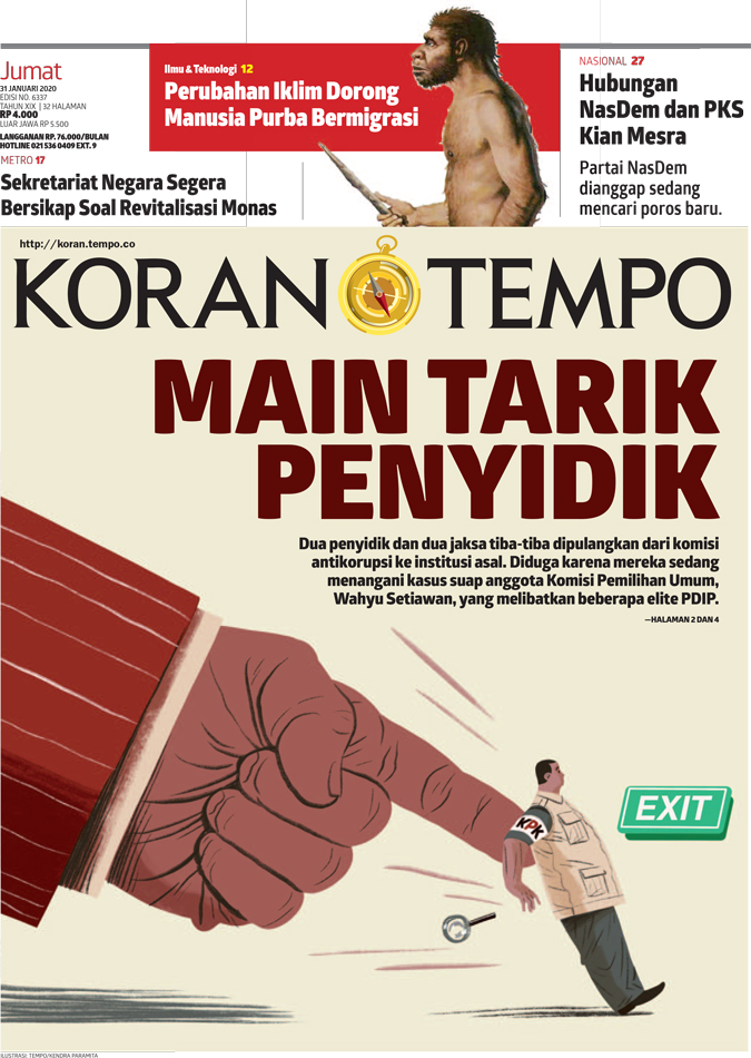 Cover Koran Tempo - Edisi 2020-01-31