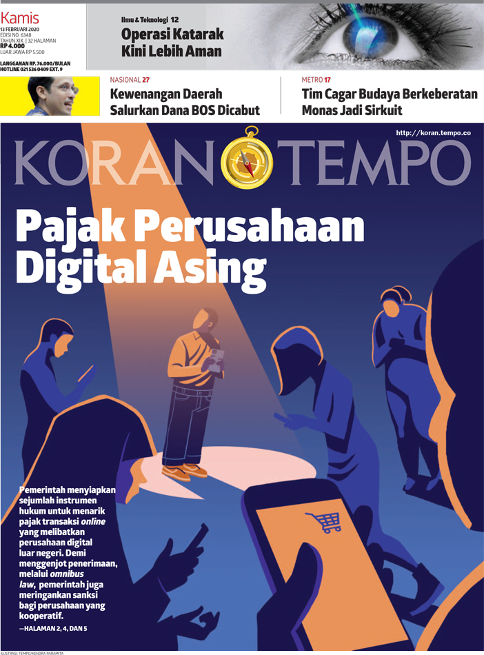 Cover Koran Tempo - Edisi 2020-02-13