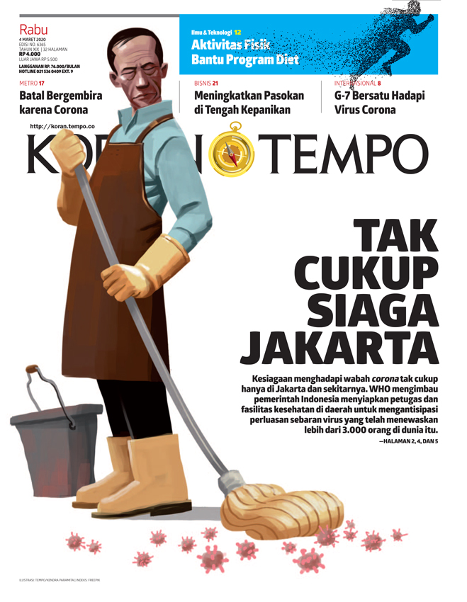 Cover Koran Tempo - Edisi 2020-03-04