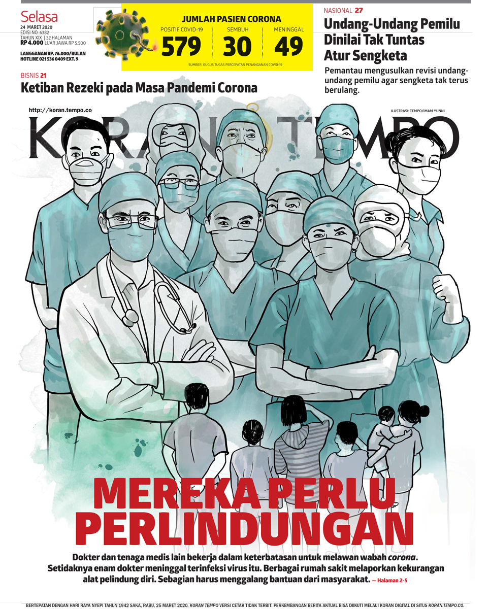 Cover Koran Tempo - Edisi 2020-03-24