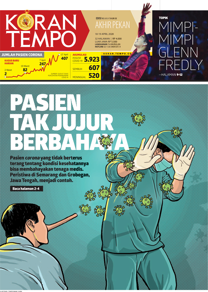 Cover Koran Tempo - Edisi 2020-04-18