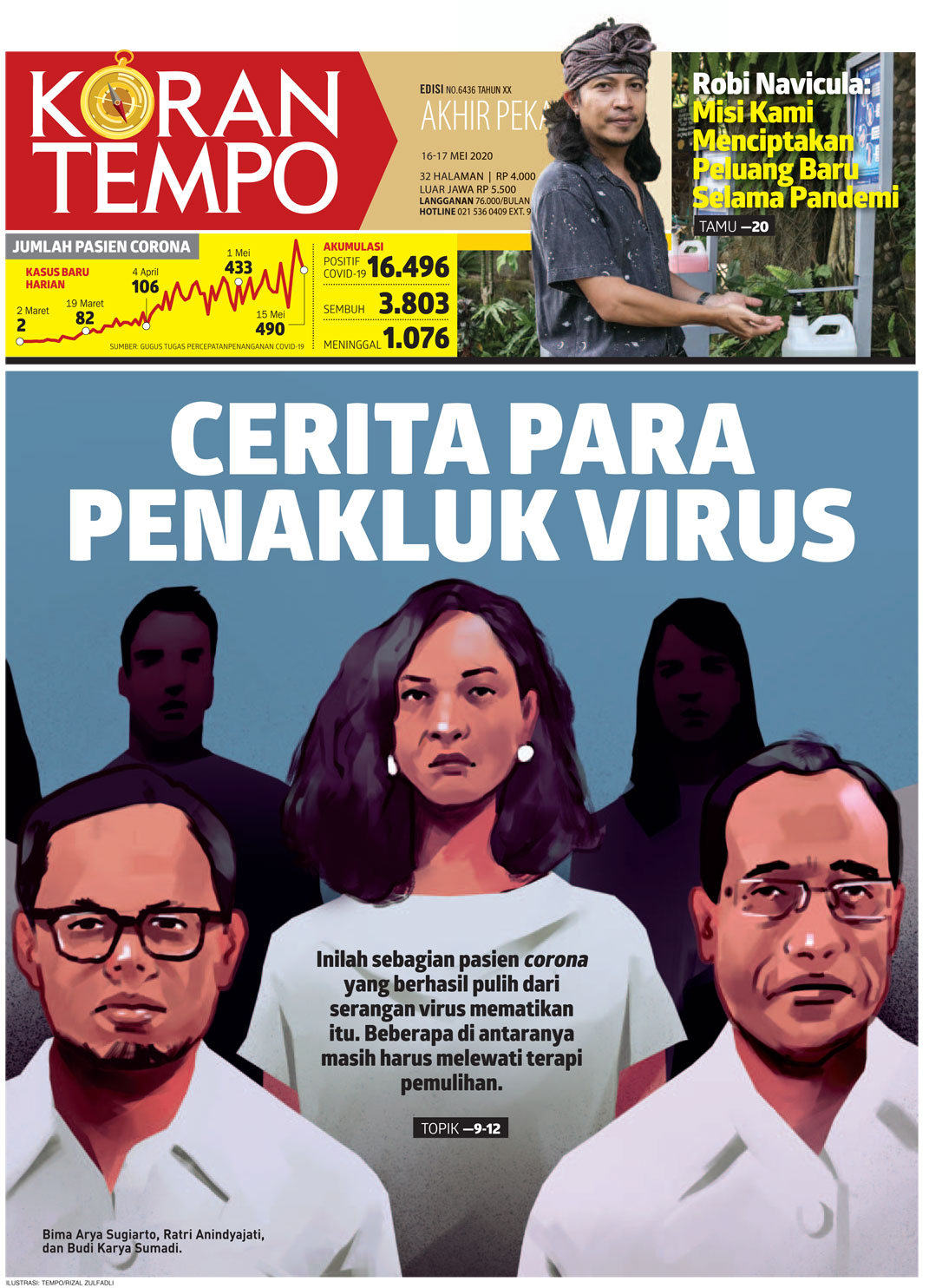 Cover Koran Tempo - Edisi 2020-05-16