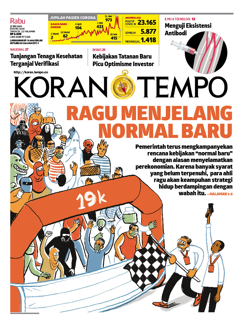 Cover Koran Tempo - Edisi 2020-05-27