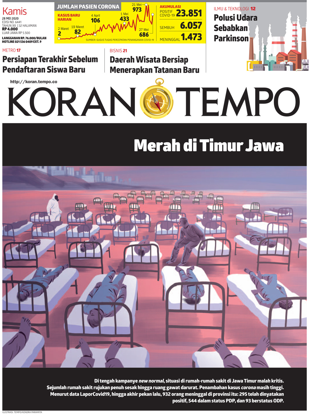 Cover Koran Tempo - Edisi 2020-05-28