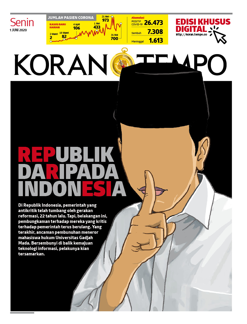 Cover Koran Tempo - Edisi 2020-06-01
